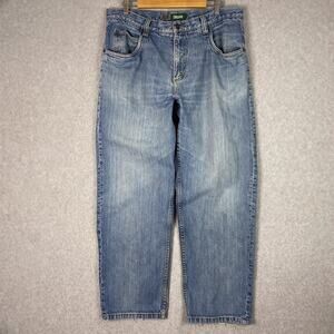 Vintage Anchor Blue Jeans Mens 36x32 (37x30) Blue Original Straight Denim